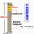 杰安达（JAD） 加厚不锈钢防撞柱移动立柱钢管警示柱反光警示桩定制路桩304材质