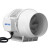 奥克斯排气扇管道风机强力排风扇厨房家用轴流换气扇卫生间抽风机 4寸(单速)接管100-125mm--送配件
