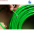 定制包大棚葡萄4mm绿皮钢葡萄丝绳一卷架百香果网遮阳塑钢 2毫米(100米)送4个卡子