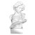 万棠大卫石膏雕像维纳斯婚礼摆件北欧少女艺术范模型家居阿波罗装饰品 32cm不听