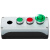 KEOLEA 按钮盒开关控制盒防水急停启动按钮盒 4孔灰白盖（22孔径） 