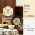 川岛屋可爱陶瓷盘子菜盘家用特别好看的餐盘鱼盘高级饭碗创意餐具 二人食6件套蛋糕礼盒
