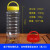 瓶塑料一斤2斤透明包装空瓶子带盖加厚PET罐子装蜂蜜的专用罐 730毫升圆手提50个送内盖标签
