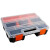 冰禹 BYA-465 工具盒 塑料透明零件盒 分隔式元件储物盒 F-156(22*15*5.7cm)
