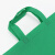 冰禹 无纺布手提袋 外卖打包袋购物袋印刷LOGO广告袋子 绿色30*40*10 横款10个 BYDZ-5