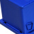 和一可塑HY03分隔式零件盒 塑料分割式物料盒 五金盒收纳整理元件箱 600*117*90备注蓝/灰（不含隔板）