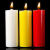 驼铃纵横 YJ102 特粗停电耐烧照明应急蜡烛 直径5cm*16cm黄色（1只）
