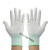 12双夏季条纹薄款尼龙纱线透气工作手套劳保耐磨弹力防晒男女 M码（中号） 橙色尼龙手套（12双）