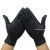 A级瑞扬一次性黑色橡胶手套加厚耐用防护工业防油滑纹 黑色 加厚型50只/盒 S