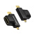 定制威迅Micro HDMI转HDMI母转接头 微型HDMI公转VGA母高清线议价 micro  HDMI 0.5m及以下