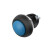CDOE 12mm金属按钮防水开关彩色焊接式螺丝脚抗爆耐腐蚀 自锁球形 尼龙焊接脚(蓝色)