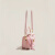 酷奇袋鼠山茶花小方包包女生日礼物2023新款高级感手提包洋气斜挎包 粉色 收藏加购送礼品袋