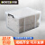 京酷KINKOCCL透明塑料收纳整理箱周转箱塑料储物箱中转箱直角加厚款70L53.5*39*32cm
