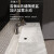 圣慕兰（SAMULAN）橡木浴室柜组合岩板陶瓷无缝一体盆实木洗脸盆柜卫生间下手台盆 橡木浅灰色-90智能（无缝盆）