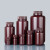 鸣固 ZS1689棕色HDPE塑料广口瓶大口瓶液体防漏瓶物理化学实验器材 2000ML