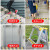 磨砂防滑胶带楼梯防滑贴耐磨加厚地贴片台阶警示胶条自粘PVC 红白 2.5cm宽*5米长(1卷)