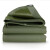 鑫亨达（XINHENGDA）加厚耐磨户外防晒有机硅单面挂胶帆布防雨布军绿色600g/m² 7米×12米1块