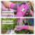 百舸 儿童防护手套 卡通园艺挖土种植骑行轮滑耐磨抗撕裂安全防护手套 粉色 XXS