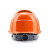 伟光安全帽 新国标 高强度ABS YD-TQ透气款 橘色透气款 按键式调节