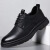 宜驰（EGCHI）男式休闲皮鞋秋季新款时尚潮流单鞋复古工装鞋子男士 PZ3031 黑色 39