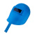 手持式电焊面罩防护面屏 焊工面罩焊接面罩烧焊面罩红钢纸面罩 蓝色塑料手持面罩(带玻璃)