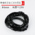缠绕管电线保护套包线管4 8 10mm黑白色PE螺旋塑料缠绕带绕线管 6mm黑色