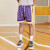 贵娇儿（GUIJIAOER）篮球短裤美式运动短裤五分裤跑步健身短裤宽松 阴阳短裤双层刺绣 2XL(180-185高.150-175斤)
