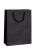 竹特 纸卡手提袋 黑色 竖版 32*11*44cm 50个 手提袋纸袋包装袋 企业定制