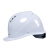 懒牛国标安全帽工地ABS V型欧式加厚透气-白色电力建筑领导用头盔