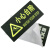 海斯迪克 HKC-635 消防自发光标识 安全警示标志贴纸（注意安全）10片13.7*36cm