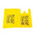 鹿色  工业加厚黄色垃圾袋 一次性  100只/包55*60cm25L平口