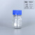 DYQT透明茶色蓝盖试剂瓶丝口瓶密封瓶螺口带刻度蓝盖瓶玻璃取样瓶 透明100ml 蓝盖