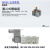 lieveMVSC-220-4E1 DC24 AC220v 4E2C 4E2R MINDMAN原装台湾金器电磁阀 MVSC-220-4E2-DC24V-L带灯