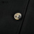 G2000【柔软质感】G2000女装SS24商场新款舒适弹性配腰带双排扣连衣裙 柔软面料-黑色42寸 34
