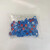 CNW VEAP-5395-09B-100 蓝色开孔螺纹盖(含红色PTFE/白色硅胶隔垫) 9mm 100个/包