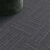 奢帝办公室地毯商用方块拼接地毯台球厅会议室写字楼满铺隔音地毯 6110条纹灰黑 PVC底50*50cm 4片（一平方）