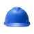 梅思安/MSA V-Gard PE标准型V型安全帽 带下颚带一指键帽衬 工地施工建筑 蓝色 1顶 可定制 IP