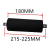 定制适用磁性分离器配件橡胶滚筒 磨床磁性分离器橡胶辊180长300长500长 340MM（外径60）