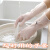 PVC橡胶手套用不坏牛津薄洗碗乳胶耐磨胶皮洗衣家务清洁防水  L 10双100克加厚款