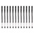 三菱日本进口uni中性笔um100黑色刷题笔红蓝子弹头简约办公学生用文具考试签字笔uniball三棱水笔0.5mm (替芯)黑色笔芯12支/盒 其他/other+0.5mm
