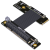 PCIe x8延长转接线 支持NVMe固态硬盘接口PCIE 4.0x4全速 R48UL 4.0 附电源线 长度定制