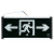 海斯迪克 gnjz-1100 应急灯（双面单向）LED消防 疏散指示牌 双头充电 事故安全出口 壁挂灯 消防安检灯