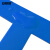 安赛瑞 桌面5S管理定位贴 办公用品物品定置标识标贴 T型 蓝色 100片装 长3cm宽3cm 28074