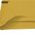 安赛瑞 劳保圆领棉质短袖T恤 舒适吸汗工作服内搭上衣 劳防用品 黄色L码 11267