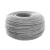 定制适用于定制定制透明镀锌包塑钢丝绳子大棚葡萄架遮阳网带皮包 白色 6mm1000米80个扣