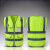 山都澳 反光背心 橘色1件XL码 建筑工地作业安全防护外套交通绿化荧光马甲MJ-021