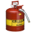 杰斯瑞特（JUSTRITE），7225130Z ~9.5升红色钢制安全罐，带软管