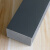 博诺格灰色铝方管铝方通室内外隔断幕墙阳光房凉亭铝扁管铝合金方管型材 120*60*2mm(6米) 深灰色