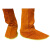 京开隆 劳保护鞋罩 防火隔热电焊护脚盖  系带款 藏青色护鞋套（短筒） 