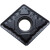 大菱形合金数控刀片CNMG160608160612-PMYBC251252 CNMG160612-PM YBC252(黑色)